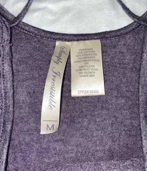 Long Sleeve Blouse Purple Size M thumbnail 5