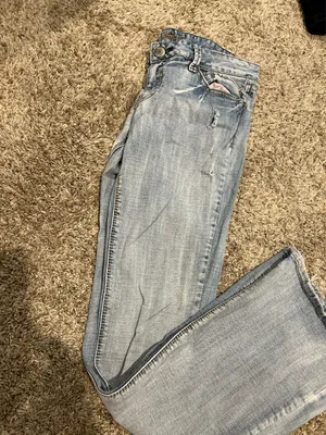 Light Wash Bootcut Jeans thumbnail 5