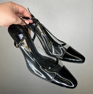 Priori | VTG Vintage Elegant Black Patent Leather High‎ Heels 9.5 thumbnail 1