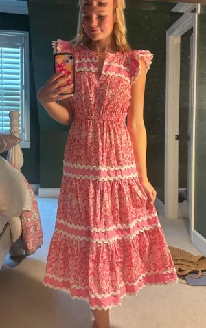 Sail To Sable Dress Pink thumbnail 1