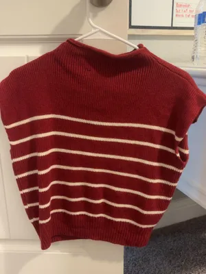 Anything Bling Boutique Striped Sweater Vest thumbnail 4
