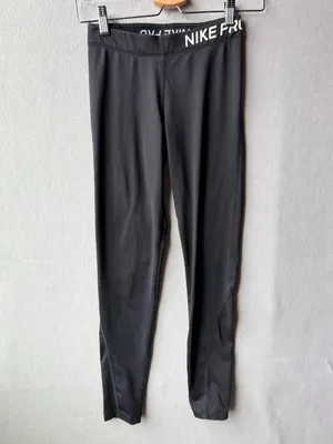 Nike Pro Women's Black Training Leggings Size Small Compression Workout Athletic thumbnail 2
