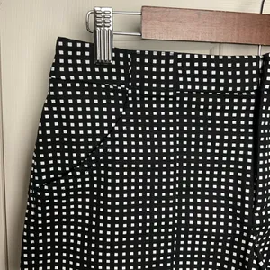 Kate Spade‎ Saturday Gingham Trouser Shorts Size 0 Black White Check thumbnail 5