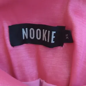 New Nookie Sz XS Pink Reese Big Bow Chain Strap Taffeta Party Mini Dress Barbie thumbnail 7