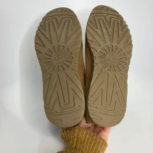 UGG Kristin slim ankle booties tan suede shearling pull‎ on women's 8.5 winter thumbnail 7