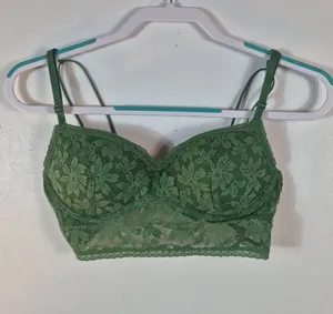 Pink Victoria's Secret Lace Push Up Bralette thumbnail 1
