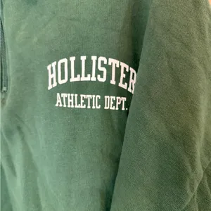 Hollister Forest Green Zip-Up Pullover thumbnail 2
