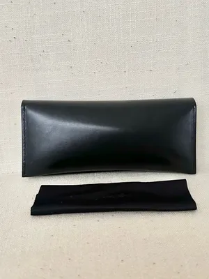 Saint Laurent Replacement Leather Sunglasses Case Black thumbnail 4