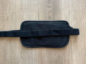 Black Travel Waist Pack — Compact Hands-Free Belt Bag‎ thumbnail 3