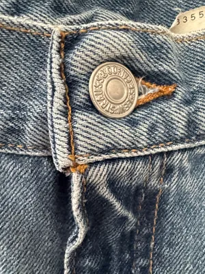 Levis Vintage 2002 Y2K 515 Blue Bootcut Jeans thumbnail 4