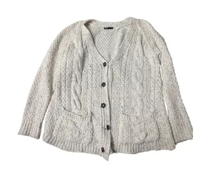 BDG Cream Cable Knit Button Front Cardigan Sweater Women's Size‎ S thumbnail 1