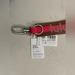 Lululemon NWT Never Lost Keychain Brown and Pink SOLD OUT COLOR thumbnail 4