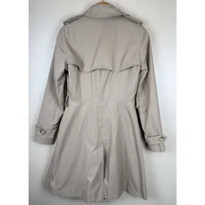 Lauren Ralph Lauren Trench Coat Women’s Size XXS Tan Double Breasted minimalist thumbnail 7