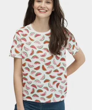 NWT Kate Spade Watermelon T Shirt Medium thumbnail 1
