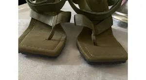 Women's Wild Diva Green Sandals Size 10 thumbnail 3