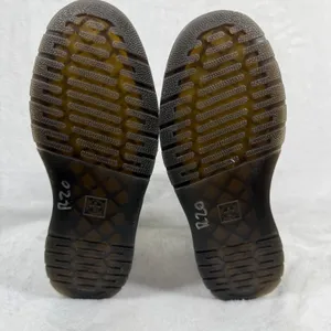 Dr. Martens Zavala Black Leather Combat Boots Womens‎ Size 5 USL AW004 Round Toe thumbnail 10