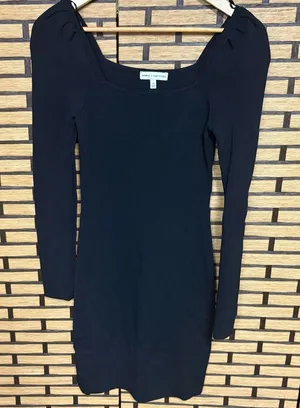 Express X Negin Mirsalehi Black Ribbed Dress Size XS‎ thumbnail 1