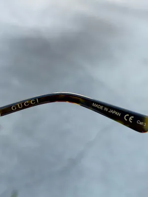 Gucci GG0074S Cat eye sunglasses gold metal frame purple gradient lenses thumbnail 15