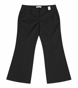 NWT Abercrombie Women's 18/34 Black Tailored Straight Dress Pants Curve Love thumbnail 1