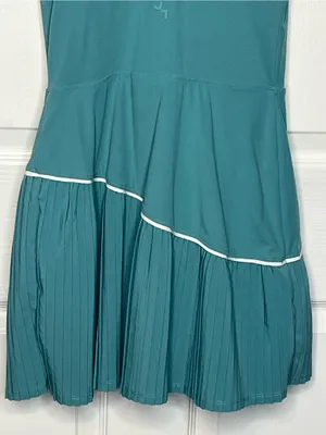Joy Lab Sz XS Teal Sleeveless Pleated Tennis Dress Skort thumbnail 7