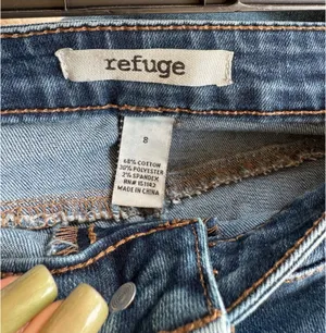 Refuge Women’s Distressed Medium Wash Skinny Jeans Size 8 thumbnail 7