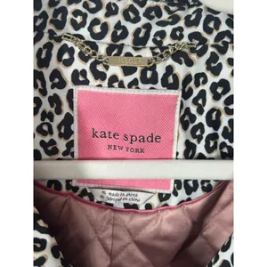 Kate Spade New York Leopard Print Belted Trench Coat Medium thumbnail 10