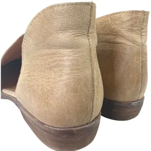 Free People Royale Flats Leather Pointed Toe Cutout Tan Slip On Womens US 6‎ thumbnail 7