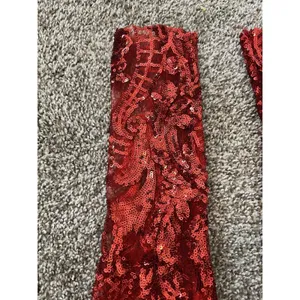 Sequined Red Sleeve Costume Concert Taylor Swift Feather Sequin‎ Costume Sexy thumbnail 4