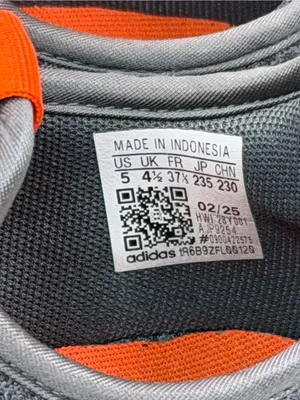 Adidas Cloudfoam Women Size 5 Gray Orange Running Sneakers Athletic Shoes thumbnail 6