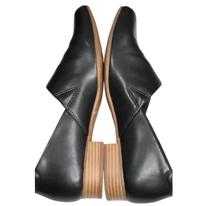Clarks Collection Juliet Palm Loafer Shoes 9.5 Black Leather Comfort Slip On thumbnail 6