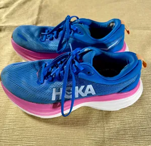 HOKA Bondi 8 Women’s Size 8 Coastal Sky Blue Pink Running Shoes 1127952 thumbnail 9
