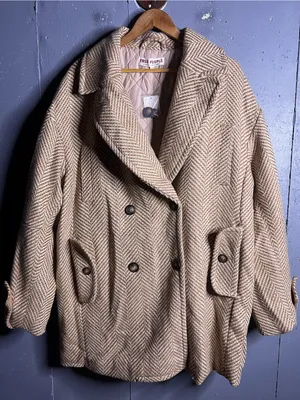 Free people Ari Wool Blend Peacoat in size Large. NWT thumbnail 6