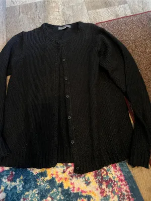 Northern isles medium black cardigan thumbnail 4