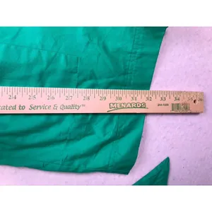 Free Assembly Square Neck Belted Romper Women Size M Green Cotton Sleeveless thumbnail 4