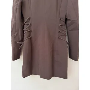NWT Open Edit Corset Blazer Mini Dress Women’s Size Small Brown thumbnail 6