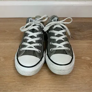 Converse All Star Chuck Taylor Gray Canvas Women’s Sneaker thumbnail 6