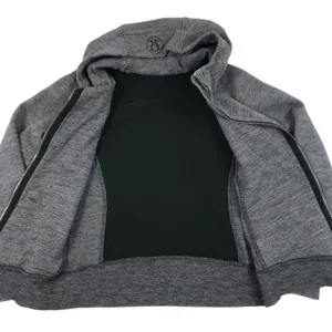 LULULEMON Scuba Hoodie Light Cotton Fleece Sz 10 Gray Everyday Outdoor Travel thumbnail 11