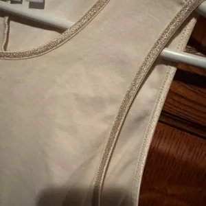 New York & Company Cream A-Line Dress NWT Size L Sleeveless Classic Minimalist thumbnail 4