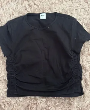 TNA Aritzia Shirt Black Short Sleeve thumbnail 1