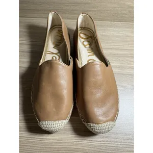Sam Edelman Women's Kesia Light Brown Genuine Leather Espadrille Flats Size 7.5 thumbnail 2