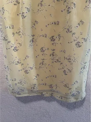 Princess Polly‎ Yellow Floral Spaghetti Strap Mini Dress Size 6 thumbnail 9