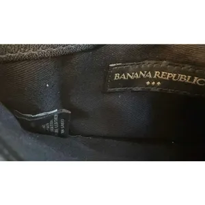 Vintage Y2K Banana Republic Long Accordion Wallet in Black Leather 7.5"x3.75" thumbnail 5