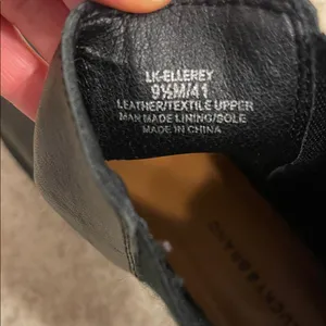 Lucky Brand Black Chunky Sole Boots thumbnail 5