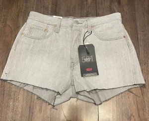 Levi’s Light Gray 501 Cut Off Shorts thumbnail 1