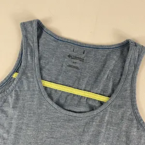 Columbia Tank Top Shirt Women's Small Blue Cotton Polyester‎ Curved Hem Ladies thumbnail 2