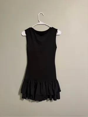 Black Ruffle Dress thumbnail 2