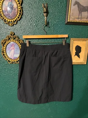 Duluth Trading Co. Black Skort Size 8 thumbnail 2