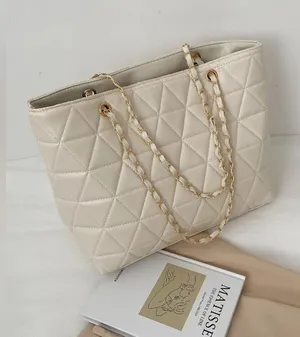 Cream / Ivory Large Purse Tan thumbnail 1