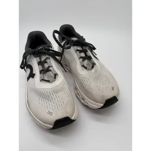 On Cloudmonster Running Shoes Women Size 7.5 White Grey CloudTec Sneakers thumbnail 7