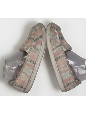 Roxy Size 8 Shoes Women Tie-Dye Multicolor Low Canvas Sneakers Slip-On Boho thumbnail 3